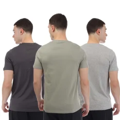 T-Shirts And Vests*NICCE Mens Petras 3 Pack T-Shirts in Multi colour