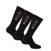 Underwear And Socks*NICCE Mens Rovato 3 Pack Crew Socks in Black