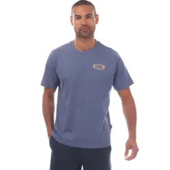T-Shirts And Vests*NICCE Mens Tanetta Logo T-Shirt in Blue