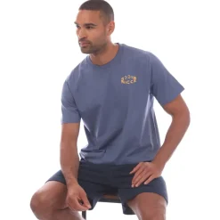 T-Shirts And Vests*NICCE Mens Tanetta Logo T-Shirt in Blue