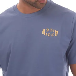 T-Shirts And Vests*NICCE Mens Tanetta Logo T-Shirt in Blue