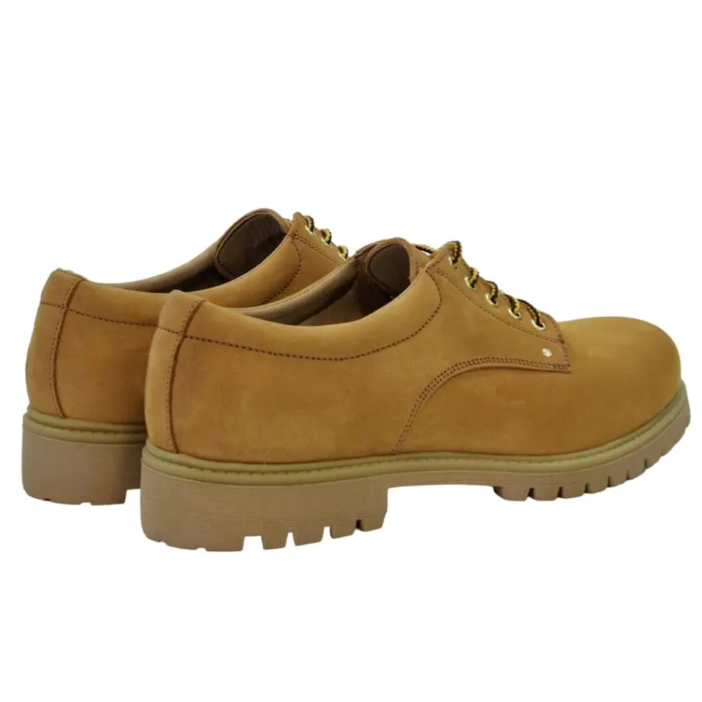 Shoes*Nicholas Deakins Low Heel Block Heel Oxfords in Brown