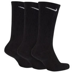 Underwear And Socks*Nike 3 Pack Crew Socks Mens in Black