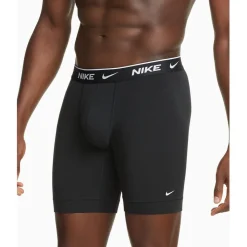 Underwear And Socks*Nike 3 Pack Long Boxers Mens in Black