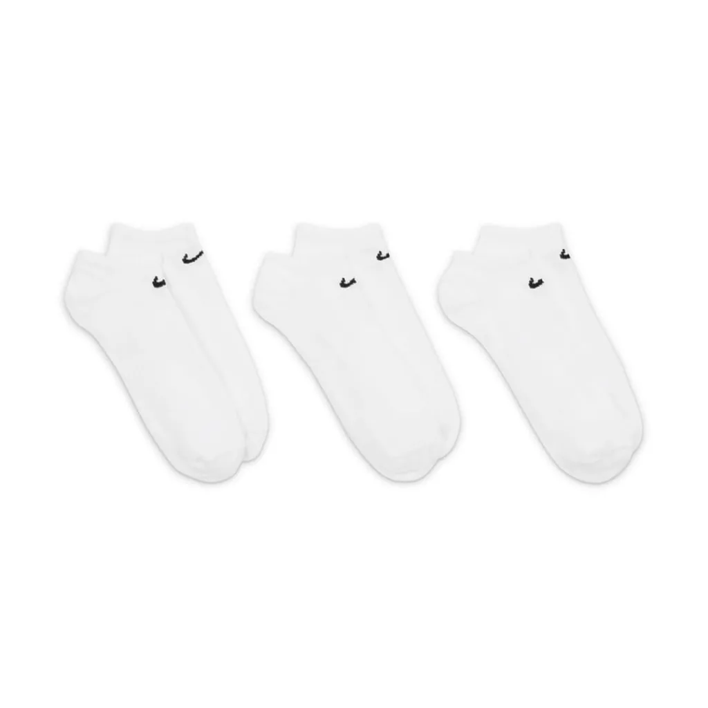 Underwear And Socks*Nike 3 Pack No Show Socks Mens in White