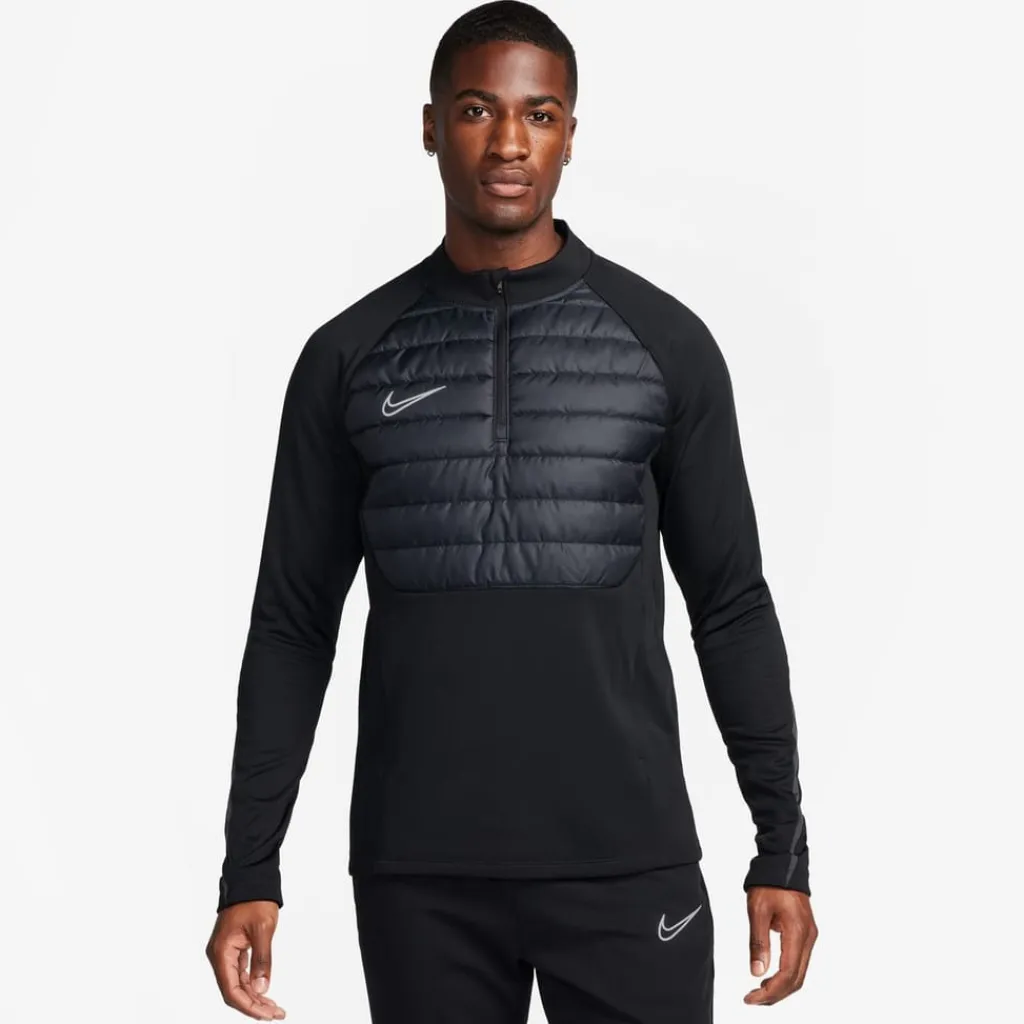 Fitness And Gym Tops*Nike Acad Ww Drill in Black
