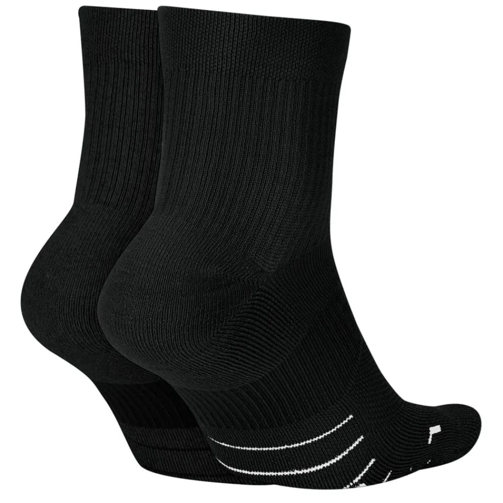 Underwear And Socks*Nike Ankle 2 Pack Running Socks in Black