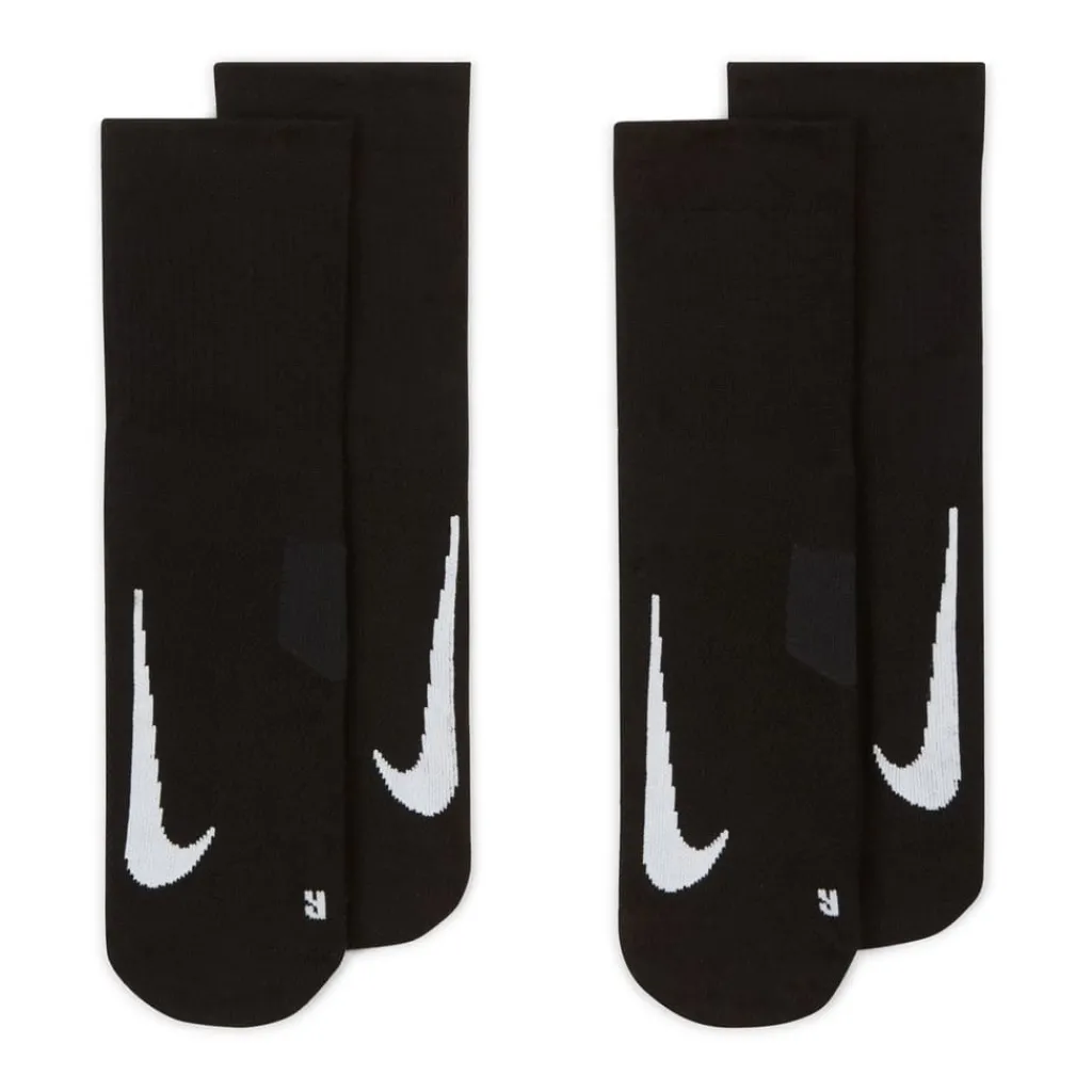 Underwear And Socks*Nike Ankle 2 Pack Running Socks in Black