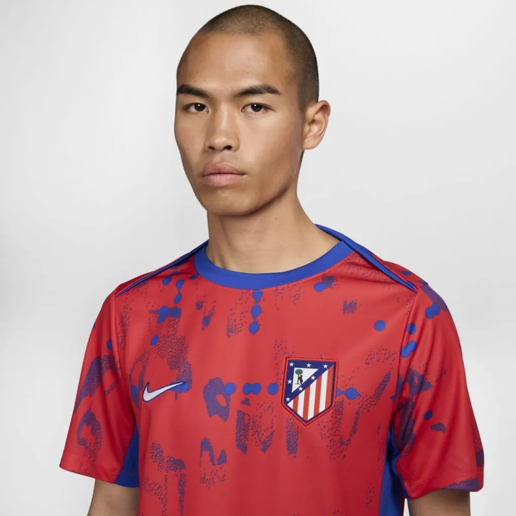Football And Rugby Clothing*Nike Atletico Madrid Home Pre Match Shirt 2024 2025 Adults in Red