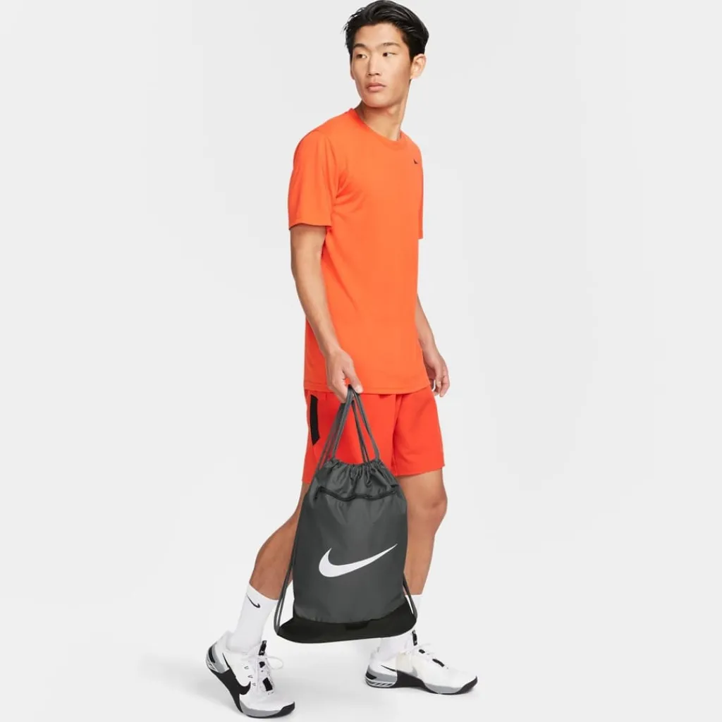Bags*Nike Brasilia Gym Sack in Grey
