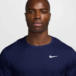 Fitness And Gym Tops*Nike Breathe Miler in Blue