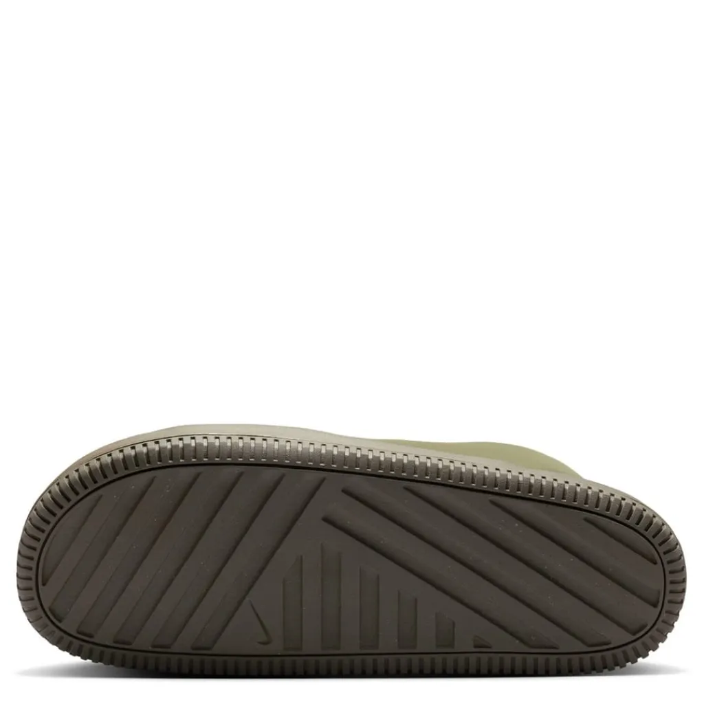 Slippers*Nike Calm Flat Heel Slide Sandals in Green