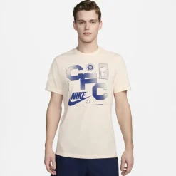 Football And Rugby Clothing*Nike Chelsea Futura T-Shirt Adults in Beige