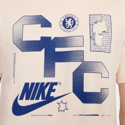 Football And Rugby Clothing*Nike Chelsea Futura T-Shirt Adults in Beige