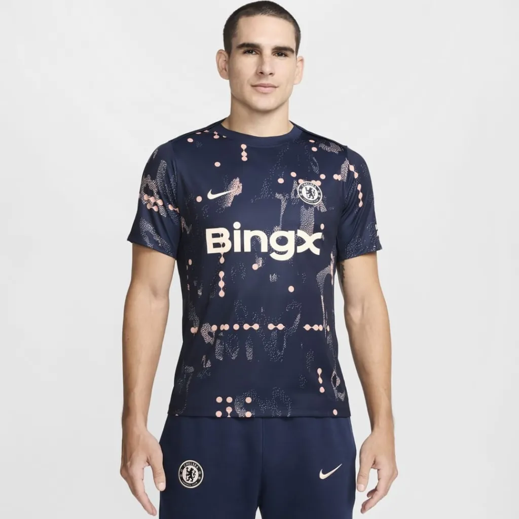 Football And Rugby Clothing*Nike Chelsea Pre Match Shirt Adults in Black