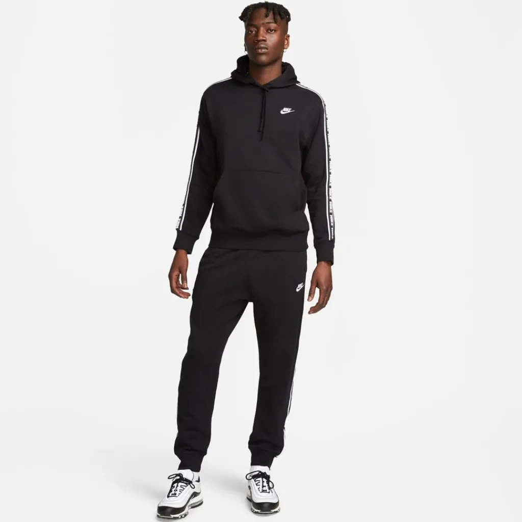 Tracksuits*Nike Club Fleece Graphic Hooded Tracksuit in Black