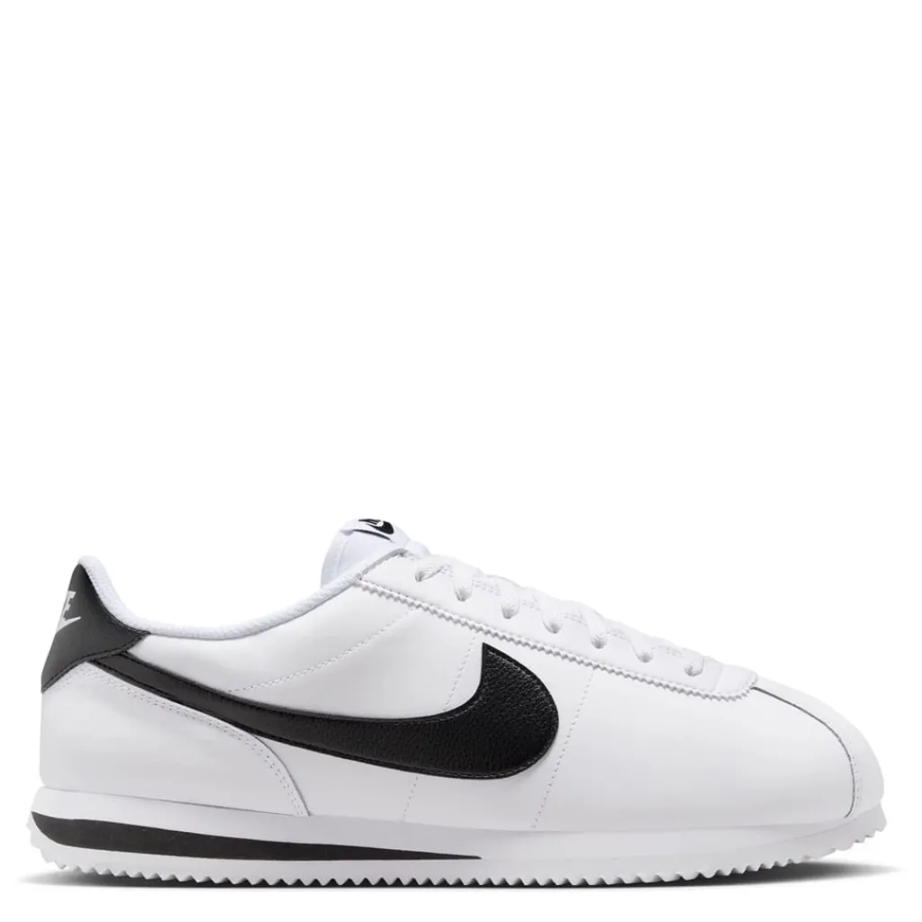 Trainers*Nike Cortez Low Top Flat Heel Sneakers in White