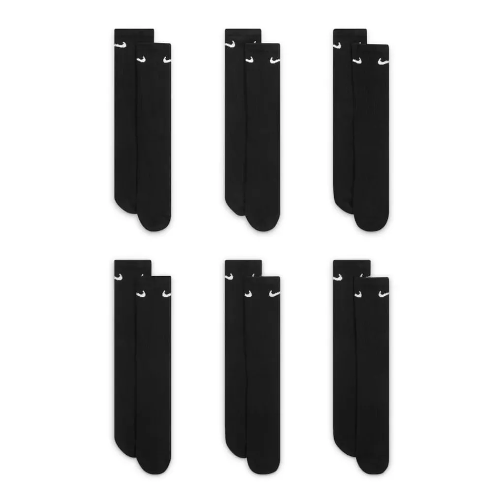 Underwear And Socks*Nike Cushioned Training Crew Socks in Black