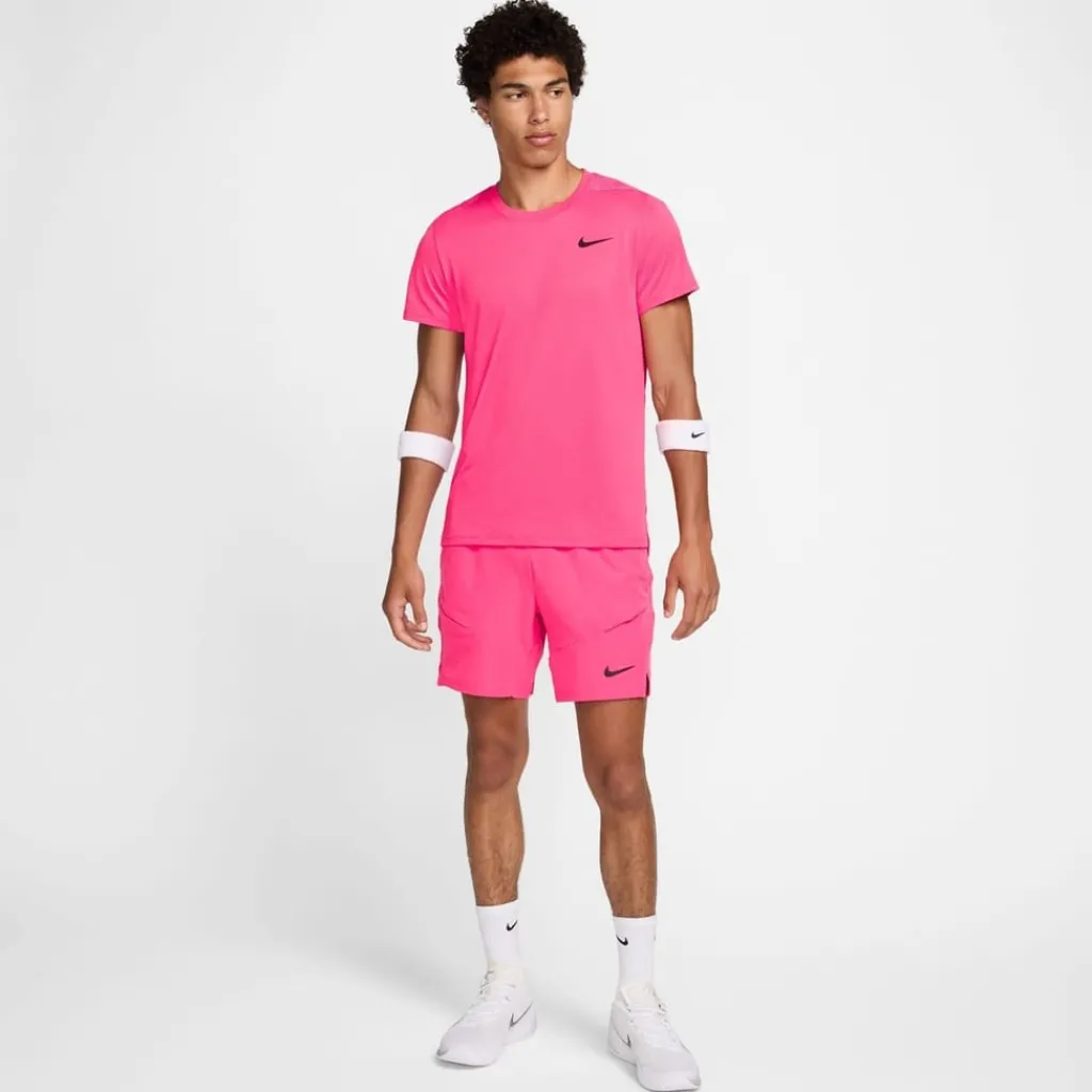 Fitness And Gymwear*Nike Df Slam Ny Crew Neck Regular Fit T-Shirt in Pink