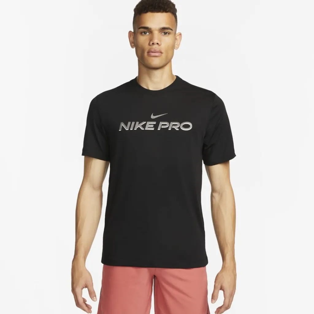 Fitness And Gym Tops|Fitness And Gymwear*Nike Df Tee Db Pro in Black