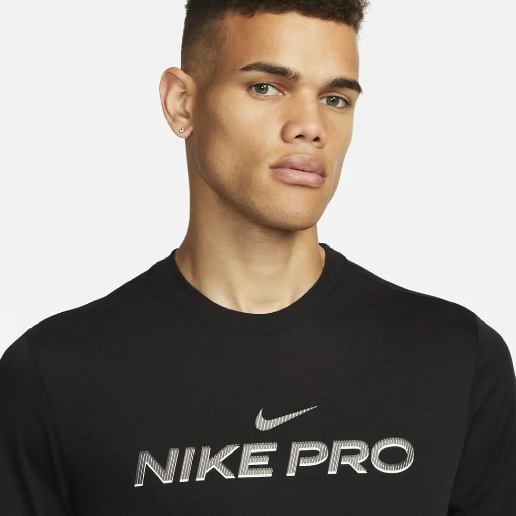 Fitness And Gym Tops|Fitness And Gymwear*Nike Df Tee Db Pro in Black