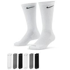 Underwear And Socks*Nike Everyday Plus Cushioned Training Crew Socks (6 Pairs) in Multi