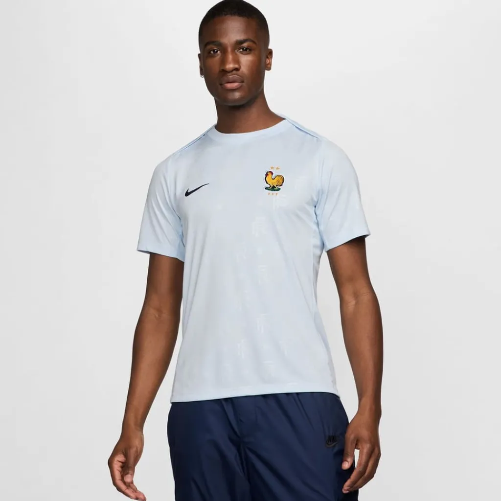 Football And Rugby Clothing*Nike France Academy Pro Away Pre Match Shirt 2024 Adults in Blue