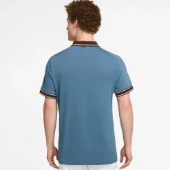 Polo Shirts*Nike Heritage Regular Fit Tennis Shirt in Blue