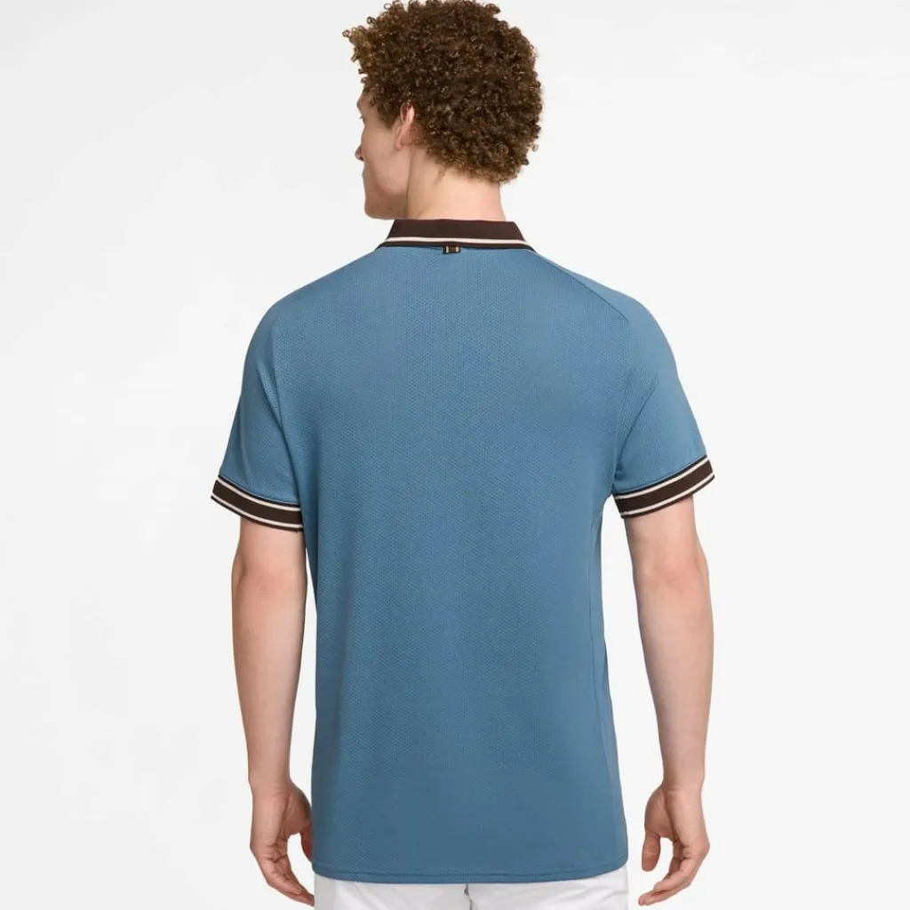 Polo Shirts*Nike Heritage Regular Fit Tennis Shirt in Blue