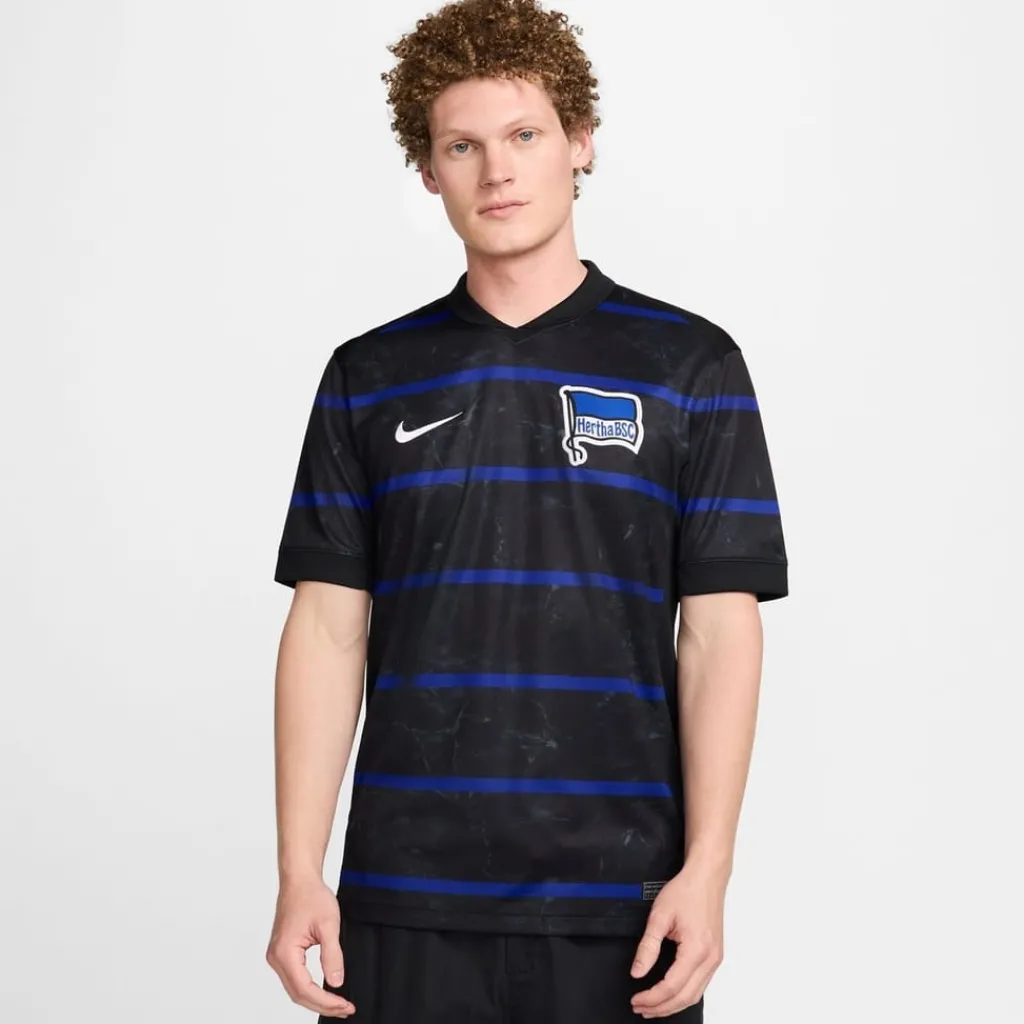 Football And Rugby Clothing*Nike Hertha Bsc Away Shirt 2024 2025 Adults in Black