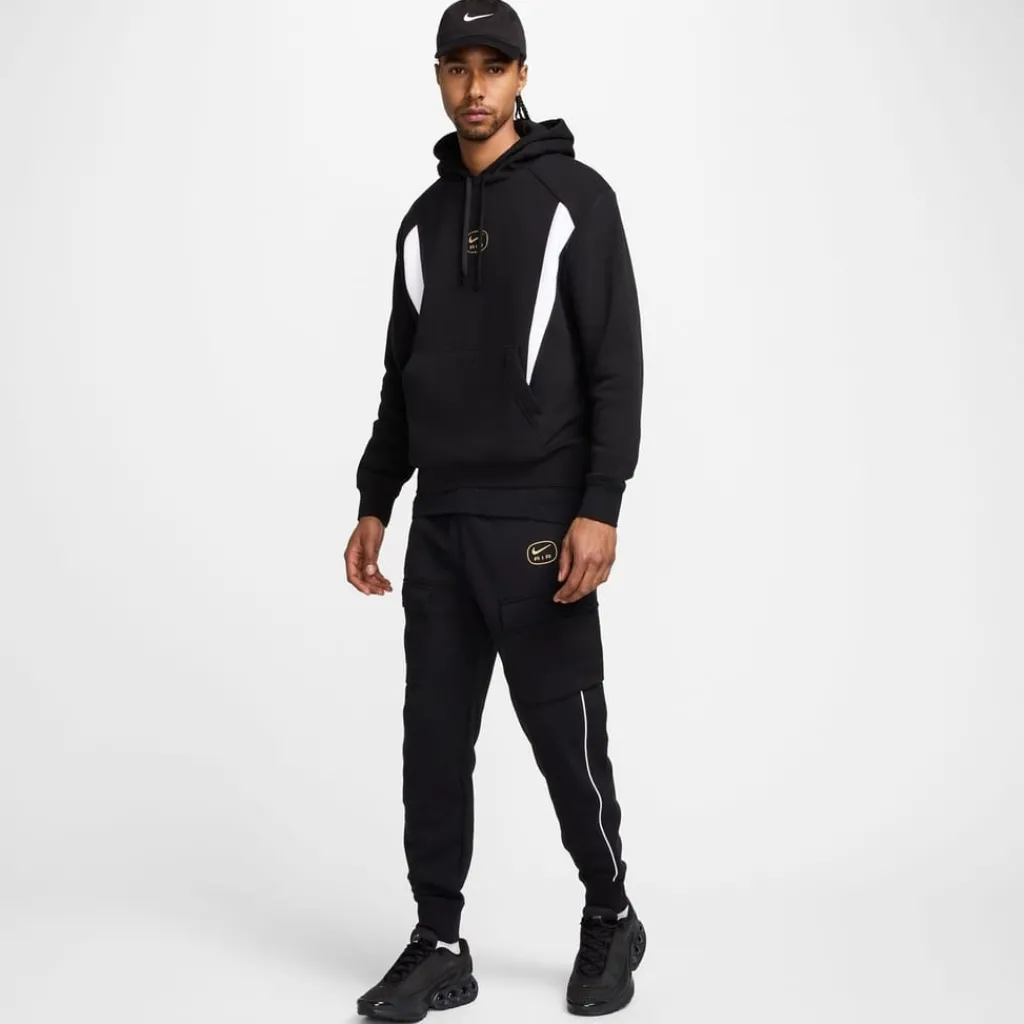 Sweatshirts*Nike Hooded Relaxed Fit Long Sleeve Sweatshirt in Black