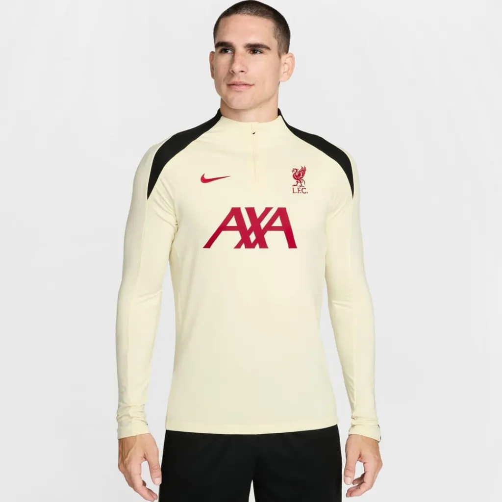 Fitness And Gymwear*Nike Liverpool Strike Drill Top 2025 2026 Adults in Beige