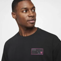 Football And Rugby Clothing*Nike M Nk Prm Jocktag Tee in Black