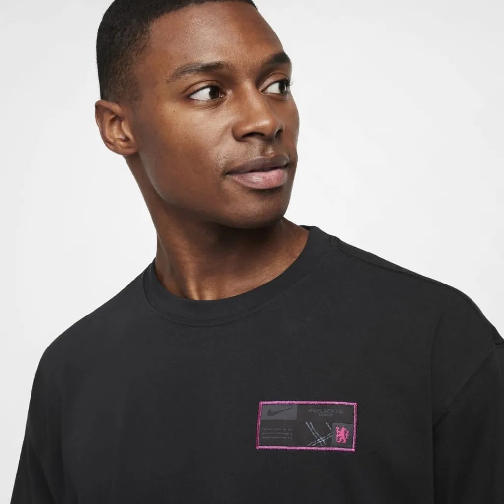 Football And Rugby Clothing*Nike M Nk Prm Jocktag Tee in Black
