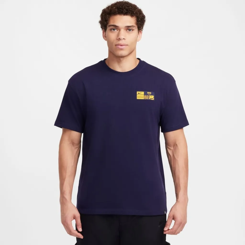 Football And Rugby Clothing*Nike M Nk Prm Jocktag Tee in Blue