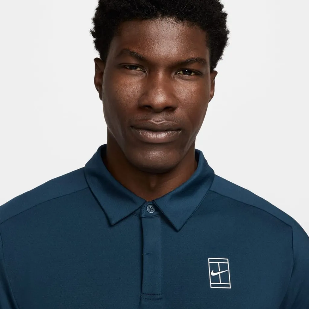 Polo Shirts*Nike Mens Advantage Tennis Polo Shirt in Blue