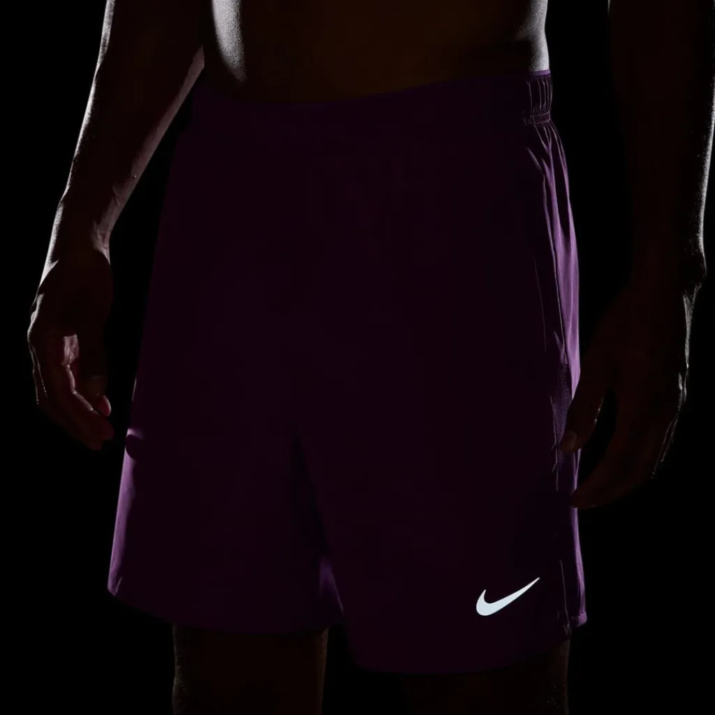 Fitness And Gym Shorts*Nike Mens Challenger 2 In 1 Running Shorts in Purple