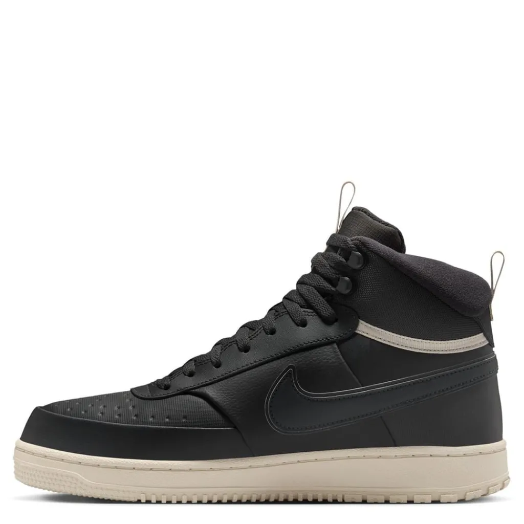 Boots*Nike Mens Court Vision Mid Winter Shoes in Grey