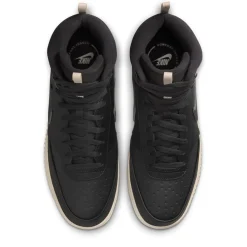 Boots*Nike Mens Court Vision Mid Winter Shoes in Grey