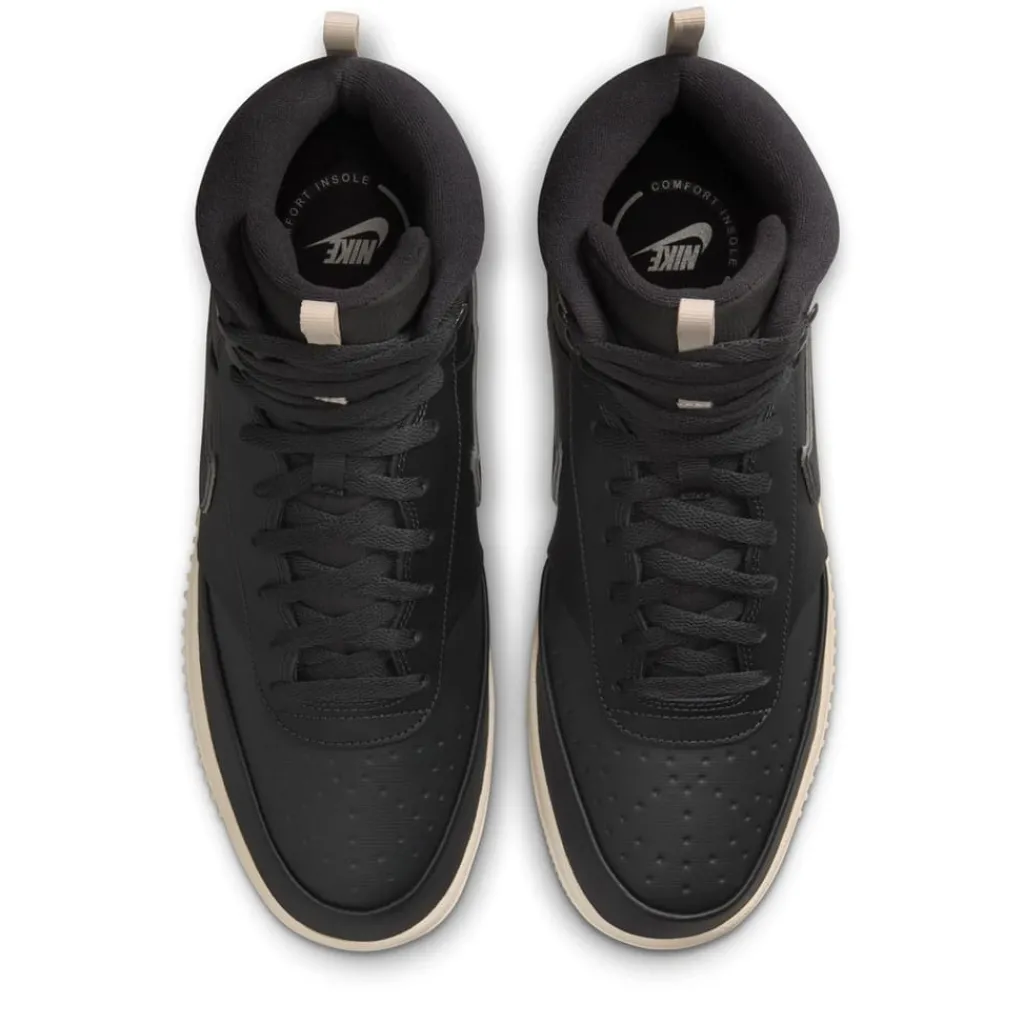 Boots*Nike Mens Court Vision Mid Winter Shoes in Grey