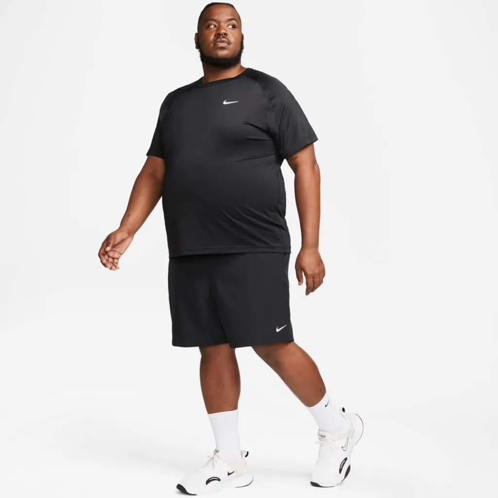 Fitness And Gym Shorts*Nike Mens Dri Fit Form 7 Unlined Versatile Shorts in Black