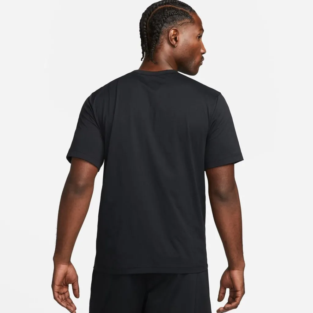Fitness And Gym Tops|Fitness And Gymwear*Nike Mens Dri Fit Uv Hyverse Short Sleeve Fitness Top in Black