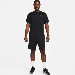 Fitness And Gym Tops|Fitness And Gymwear*Nike Mens Dri Fit Uv Hyverse Short Sleeve Fitness Top in Black