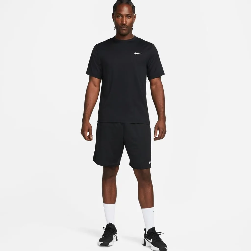 Fitness And Gym Tops|Fitness And Gymwear*Nike Mens Dri Fit Uv Hyverse Short Sleeve Fitness Top in Black