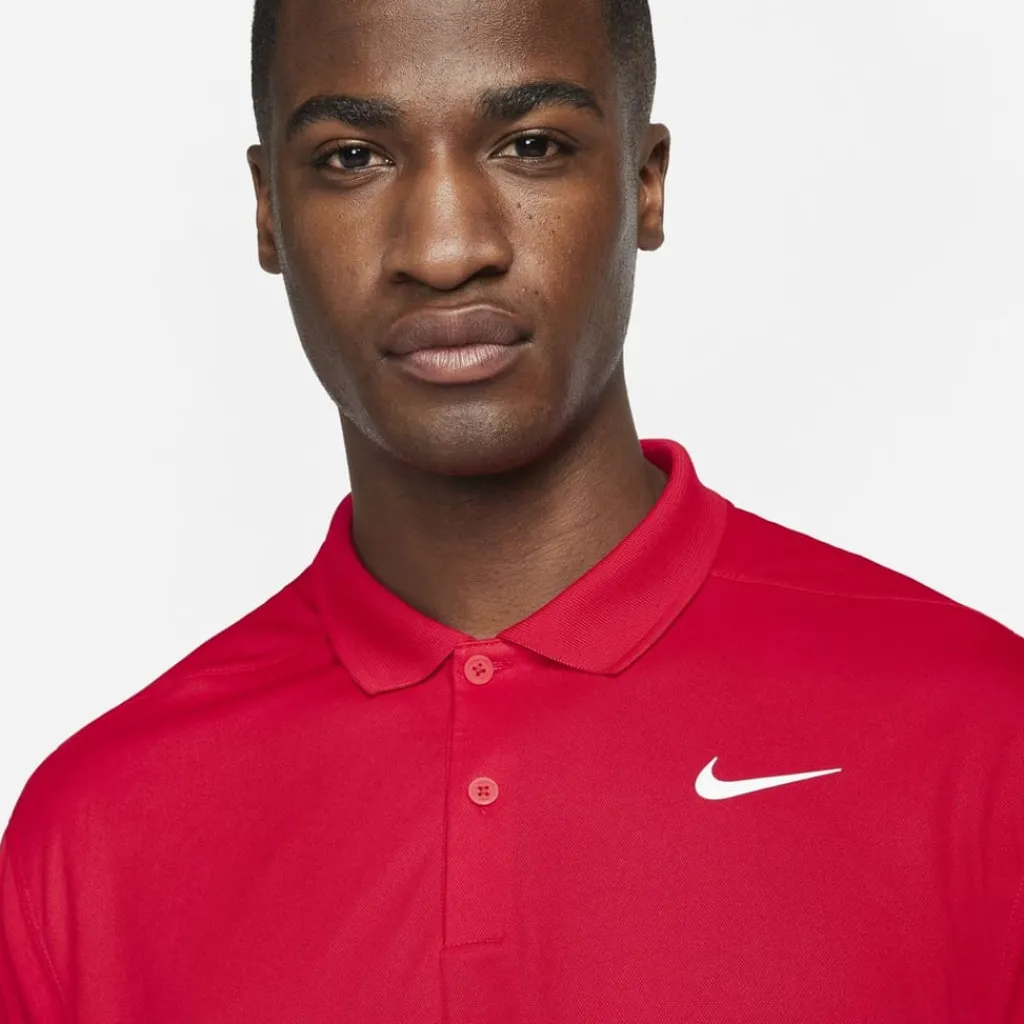 Polo Shirts*Nike Mens Dri Fit Victory Golf Polo Shirt in Red
