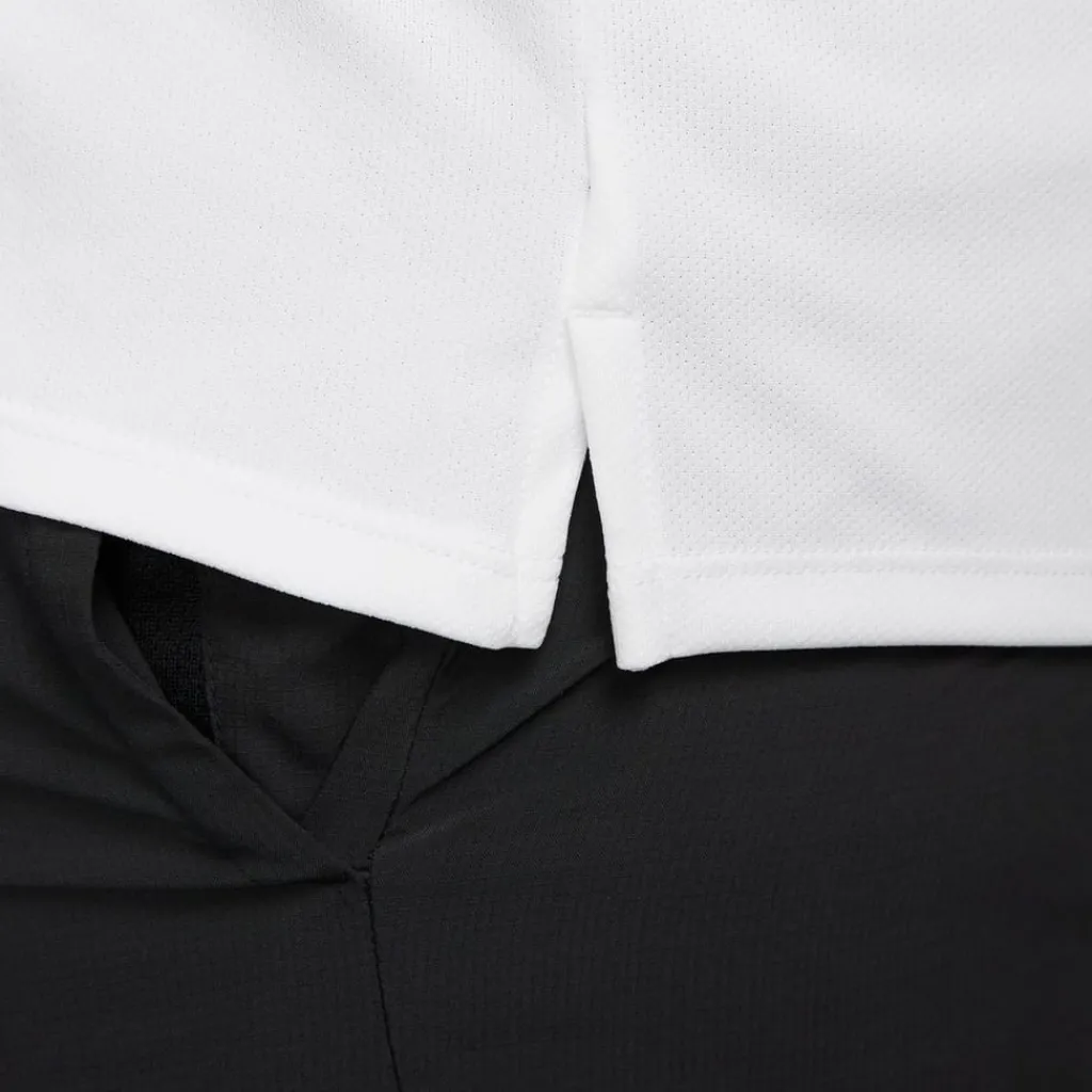 Fitness And Gym Tops|Fitness And Gymwear*Nike Mens Drifit Miler Running Top in White