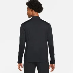 Fitness And Gymwear*Nike Mens Element 3.0 1 2 Zip Running Top in Black