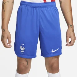 Shorts*Nike Mens Fff 2022 23 Stadium Away Dri Fit Football Shorts Football Shorts in Blue