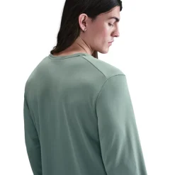 Fitness And Gymwear|Fitness And Gym Tops*Nike Mens Miler Dri Fit Uv Long Sleeve Running Top in Green