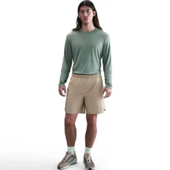 Fitness And Gymwear|Fitness And Gym Tops*Nike Mens Miler Dri Fit Uv Long Sleeve Running Top in Green